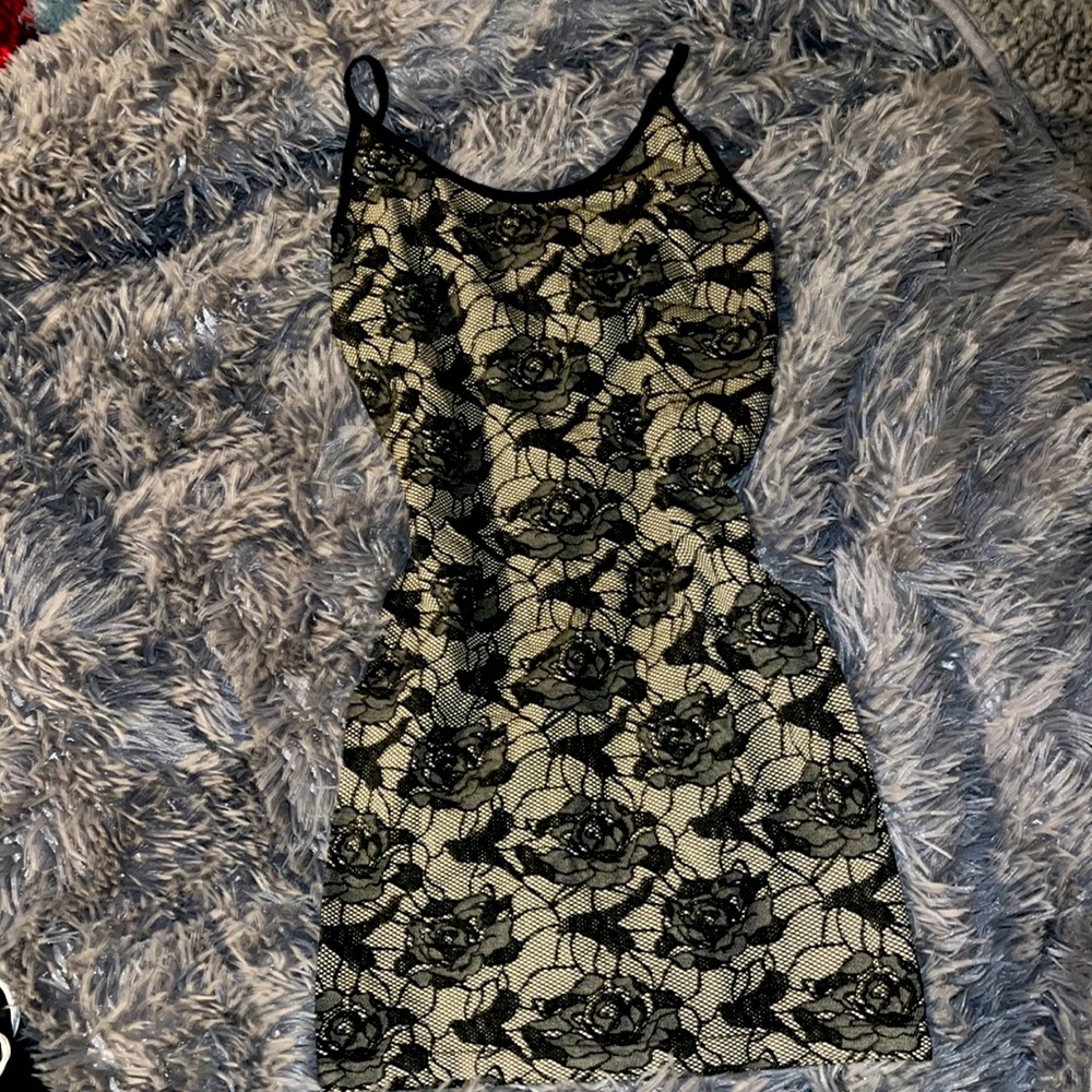 Rose mini dress